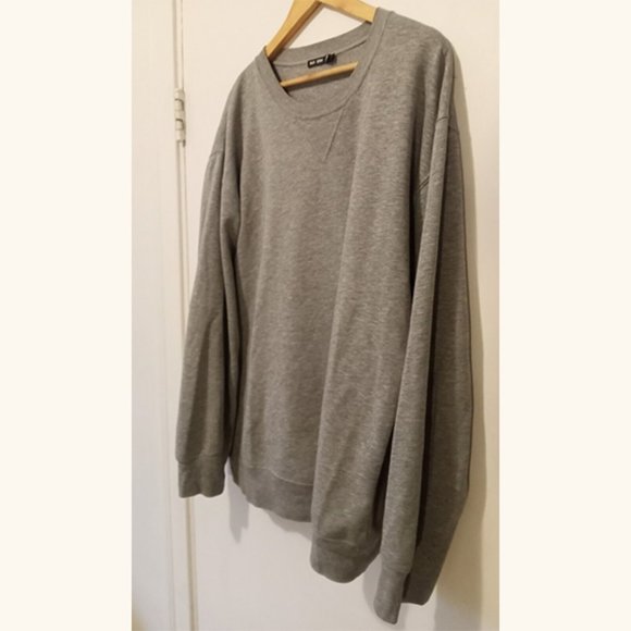 BLK DNM - Grey cotton Loose fit Sweatshirt - Sz M - Picture 4 of 11